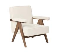 Armchair EVJE Fabric Cream