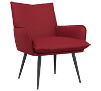 Armchair Faux Leather Modern Living Room Chair Bedroom Accent Comfortable vidaX