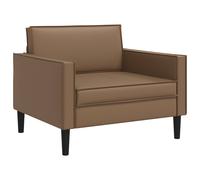 Armchair Faux Leather Modern Living Room Chair Comfortable Fabric vidaXL