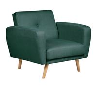 Armchair FLORLI Fabric Dark Green