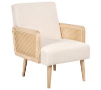 Armchair HOJBY Fabric Light Beige