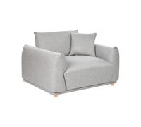 Armchair JUBEK Fabric Light Grey