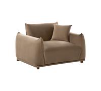 Armchair JUBEK Velvet Brown