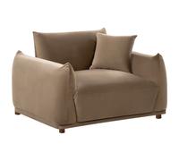 Armchair JUBEK Velvet Brown