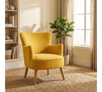 Armchair Keira Ochre Yellow