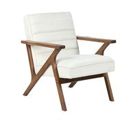Armchair KISA Velvet Off-White