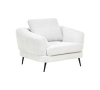 Beliani Armchair Kjaer Fabric Off-White