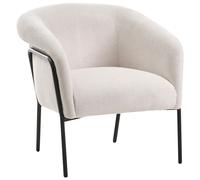Armchair KROSSEN Fabric Light Beige