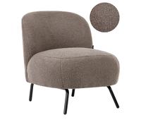 Armchair KUMLA Boucle Taupe