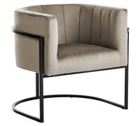 Armchair LARVIK II Velvet Taupe