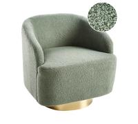 Armchair LAVIK Boucle Light Green