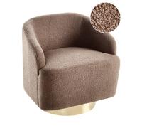 Armchair LAVIK Fabric Brown