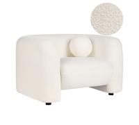Armchair LEIREN Boucle White