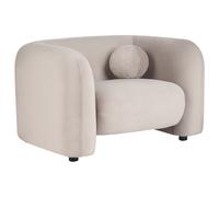 Armchair LEIREN Velvet Taupe