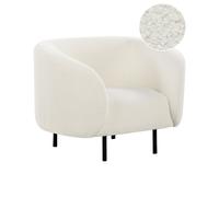 Armchair LOEN Boucle White