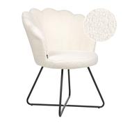 Armchair LOVELOCK Boucle White