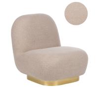 Armchair LOVIISA Boucle Beige