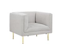 Armchair MOEN Fabric Light Grey