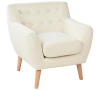 Armchair MOTALA Fabric Light Beige