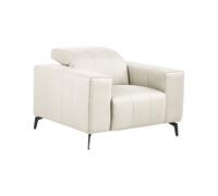 Armchair OMMEL Faux Leather Light Beige