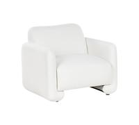 Armchair SALAND Fabric White