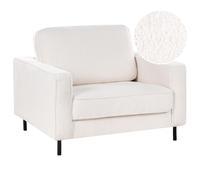 Beliani Armchair SAVALEN Boucle White, White