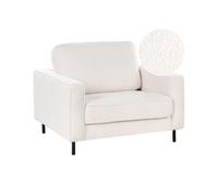 Armchair SAVALEN Boucle White