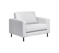 Armchair SAVALEN Fabric Light Grey