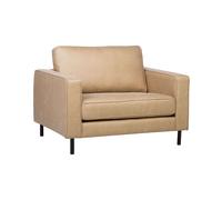 Armchair SAVALEN Faux Leather Beige