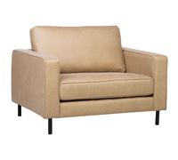 Armchair SAVALEN Faux Leather Beige