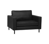 Armchair SAVALEN Leather Black