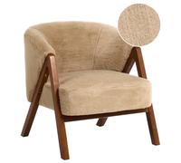Armchair SKEI Faux Fur Beige