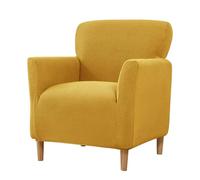 Armchair Slipcover with Easy Installation for Any, Lemon Yellow | Polyester Armchair Protector with Machine Washable Designing for Living Room or Bedroom Small Space Decoration