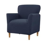 Armchair Slipcover with Easy Installation for Any, Navy blue | Polyester Armchair Protector with Machine Washable Designing for Living Room or Bedroom Small Space Decoration