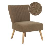 Armchair VAASA Boucle Brown