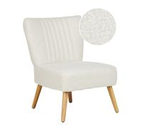 Armchair VAASA Boucle White