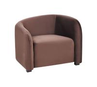 Armchair VELTADA Velvet Dark Brown
