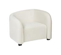 Armchair VELTADA Velvet Off-White
