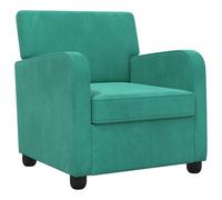 Armchair Velvet Upholstered Thick Padding Plush Chair Comfortable vidaXL