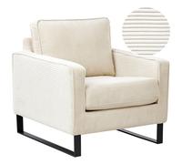 Armchair VIND Corduroy Light Beige
