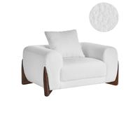 Armchair VINLIDEN Boucle White