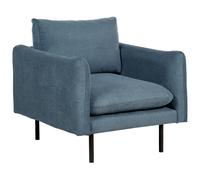 Armchair VINTERBRO Chenille Blue