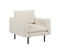 Beliani Armchair Vinterbro Fabric Light Beige
