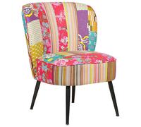 Beliani Armchair Voss Fabric Multicolour