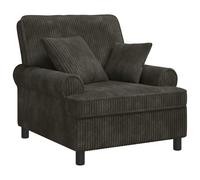 Armchair with Cushions 1.5 Lines Fabric Living Room Chair Modern Armchair vidaX