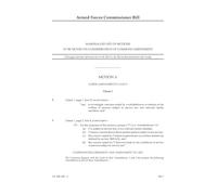 Armed Forces Commissioner Bill Marshalled List of motions to be moved on consideration of Commons amendment (House of Lords) HLB 105 I
