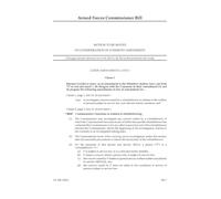 Armed Forces Commissioner Bill Motion to be moved on consideration of Commons amendment (House of Lords) HLB 105 b