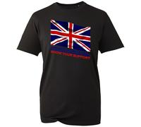 Armed Forces Day Veterans Support UK T-Shirt, British Flag Military Support Graphic Tee, Patriotic Army Navy RAF Gift for Men Women