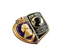 Armed Service Recognition Pin Brass Alloy Vietnam War Veterans Appreciation Jewelry Armed Memorial Badge War Commemorative Jewelry
