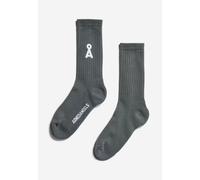 Armedangels - Saamus Bold Space Steel - Socks - grey - S/M - 78% Cotton, 20% Polyamide, 2% Elastane S/M